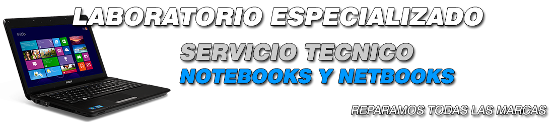 SERVICIO TECNICO NOTEBOOKS